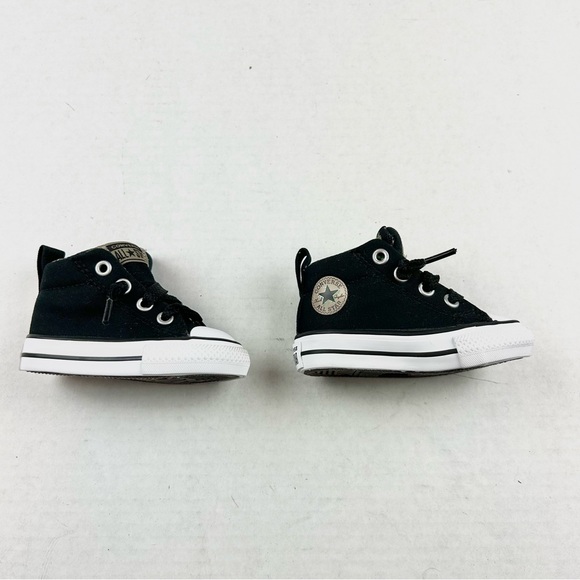Converse Infant Black & Camo High Top Lace Up Sneakers - Picture 4 of 10